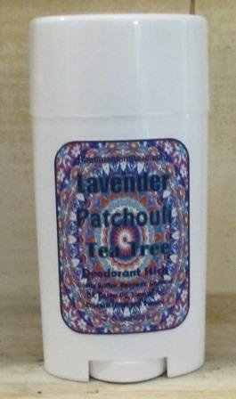 Lavender Patchouli Tea Tree Deodorant Stick: Essential Oils