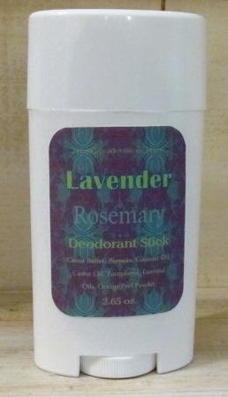 Lavender & Rosemary Deodorant Stick: Essential Oils