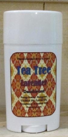 Tea Tree Lavender Deodorant Stick: Essential Oils