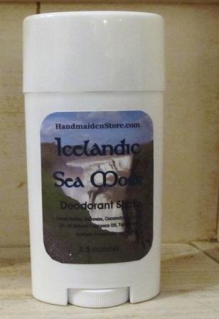 Icelandic Seamoss Deodorant Stick: 100% Natural Fragrance Oils