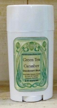 Green Tea Cucumber Deodorant Stick: Fragrance Oils